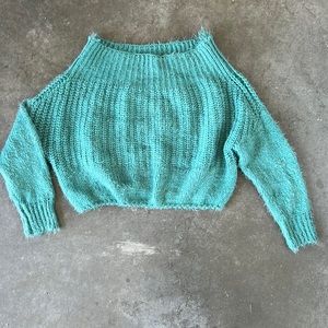 Off the shoulder sweater